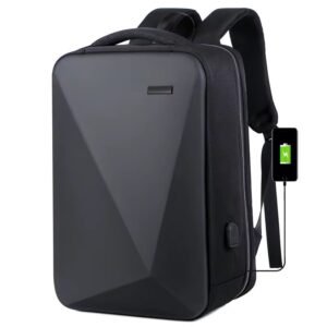 sac à dos antivol rigide premium avec port usb – compartiment pc 15.6"